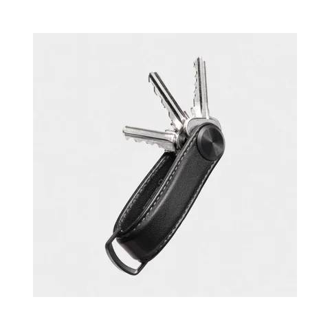 Key Organizer Pro Leather by Orbitkey, Black
