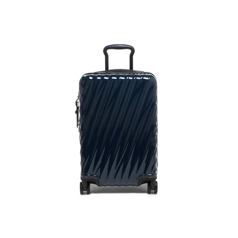 TUMI 19 Degree International Expandable 4 Wheeled Carry On, Navy